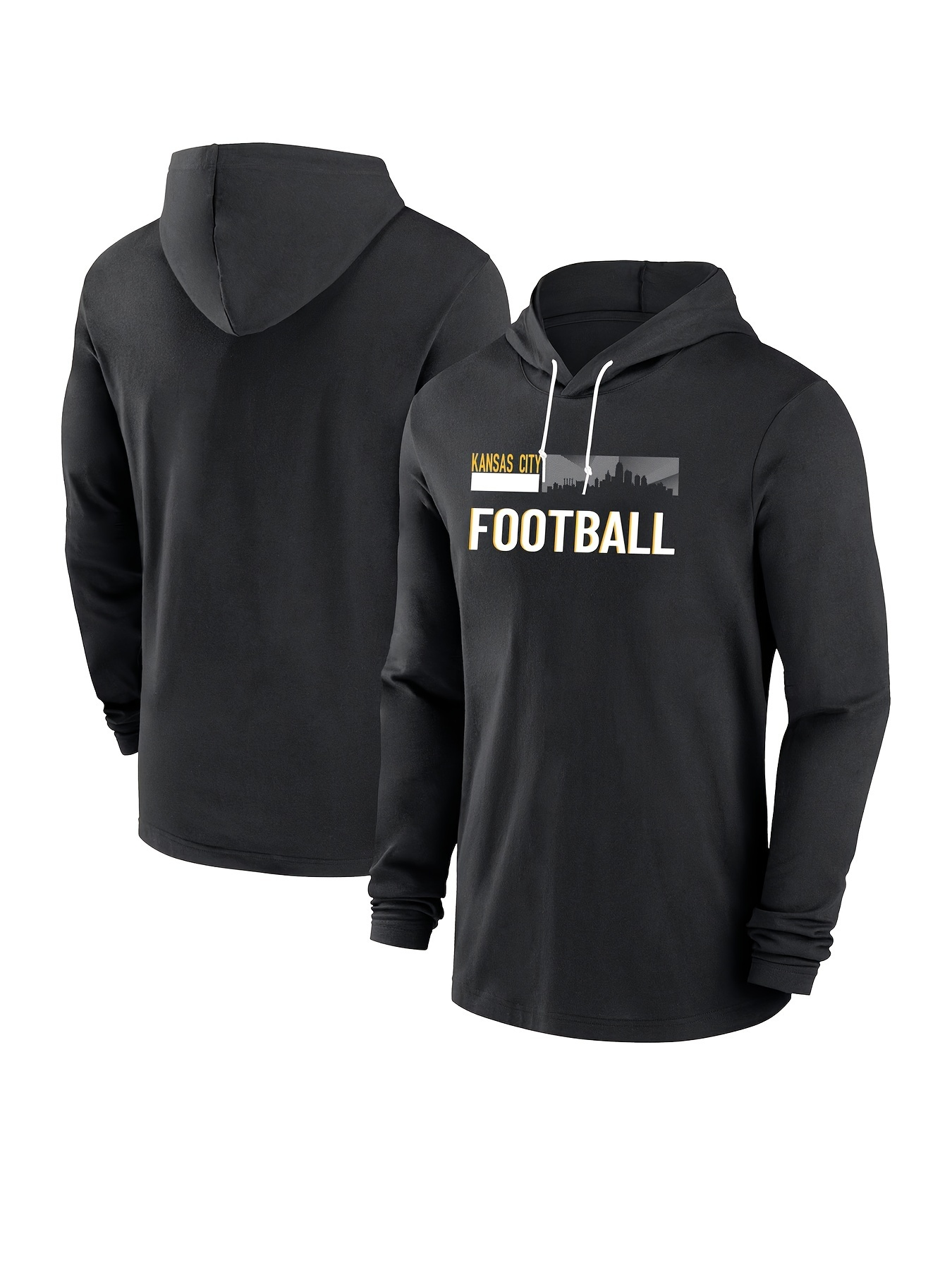 Men Kansas City Chiefs black 2025 NFL hoodie->kansas city chiefs->NFL Jersey